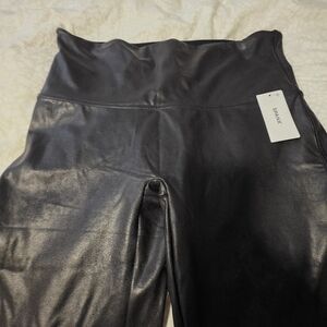 SPANX Glossy Black Leggings